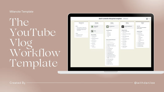 The YouTube Vlog Workflow Template