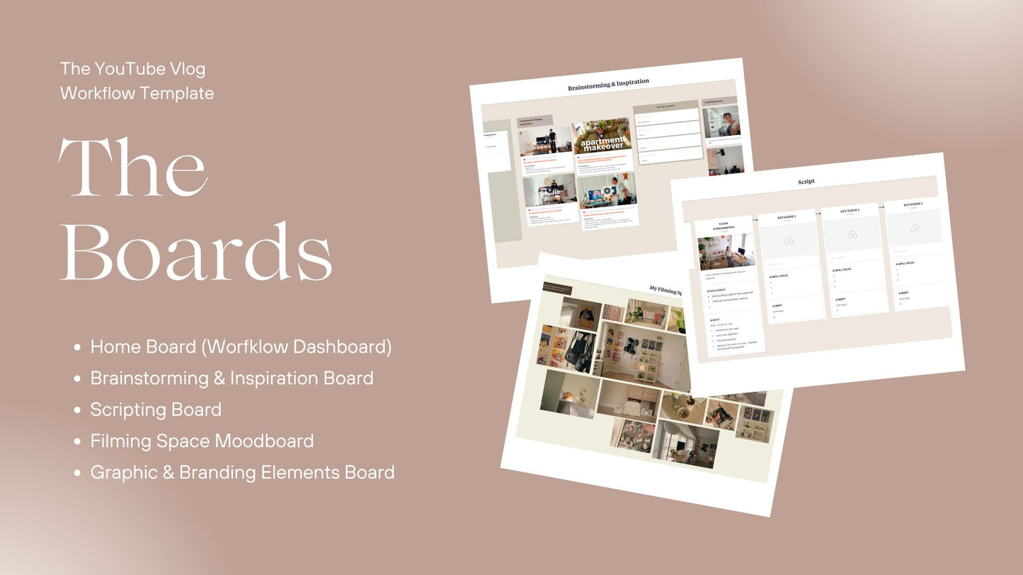 The YouTube Vlog Workflow Template
