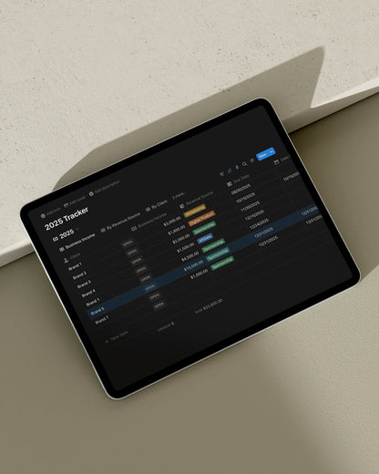 The 2026 Creator Income & Project Tracker (Notion Template)