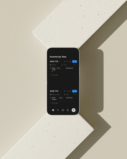 The 2026 Creator Income & Project Tracker (Notion Template)